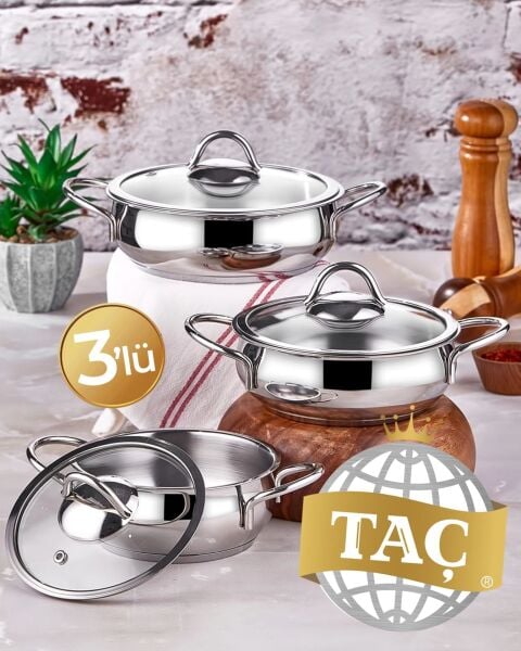 TAÇ VİTALİ ÇELİK SAHAN SETİ 14-16-18