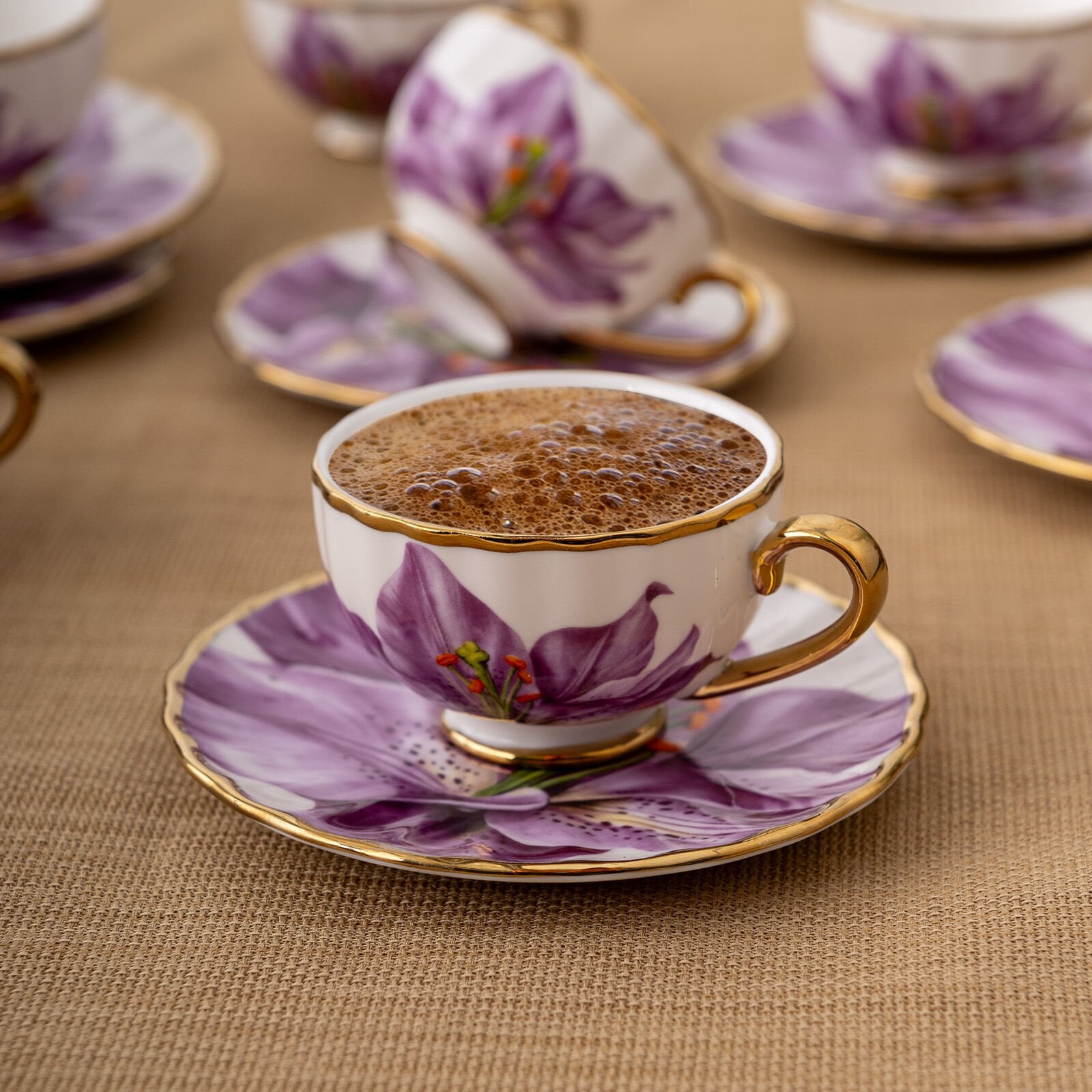 EMSAN ARYA KAHVE FİNCAN SETİ 6 KİŞİLİK