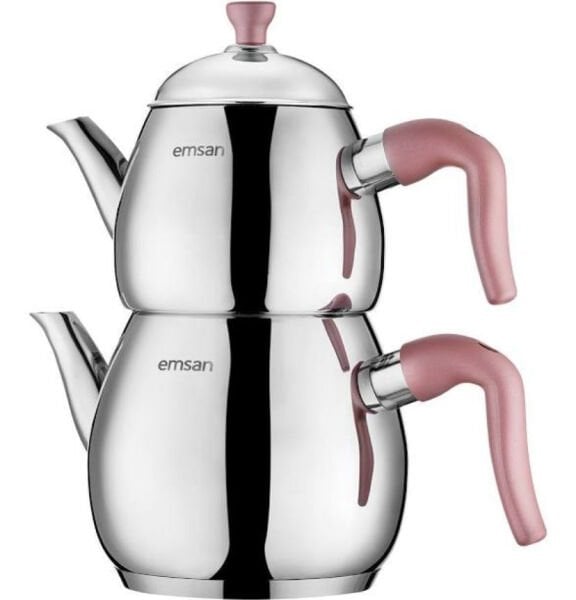 EMSAN DURU ÇAYDANLIK MAXİ BOY PEMBE KULP-1.25-2.50 LT