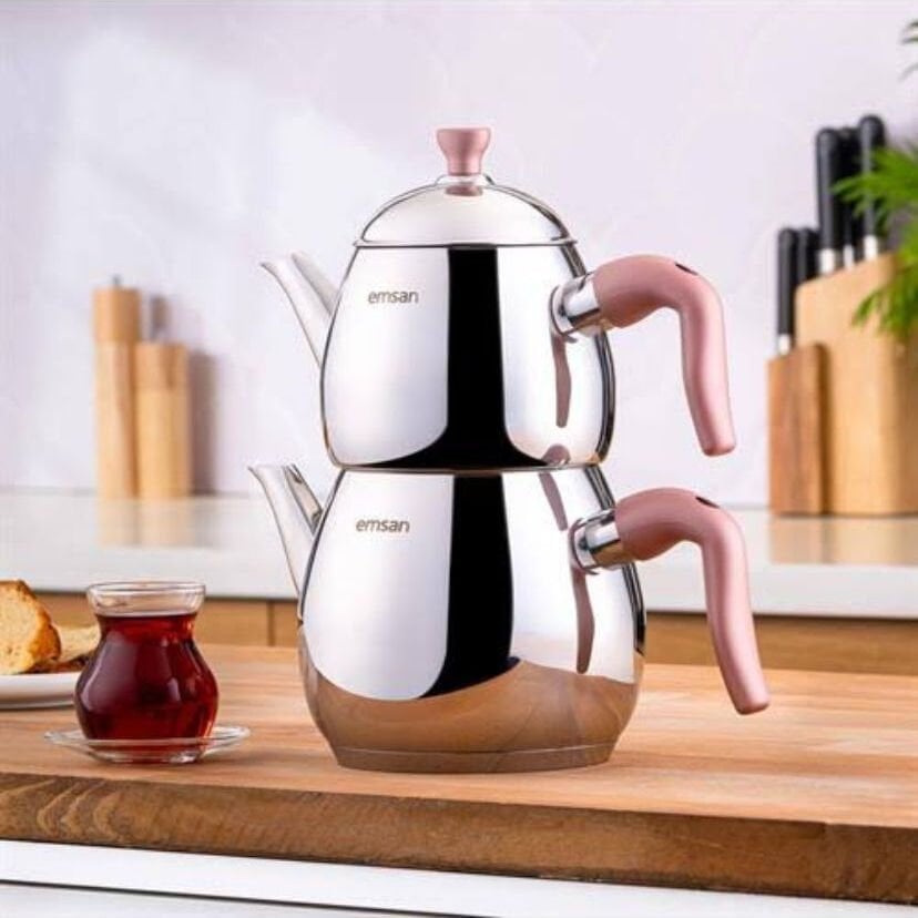 EMSAN DURU ÇAYDANLIK MAXİ BOY PEMBE KULP-1.25-2.50 LT