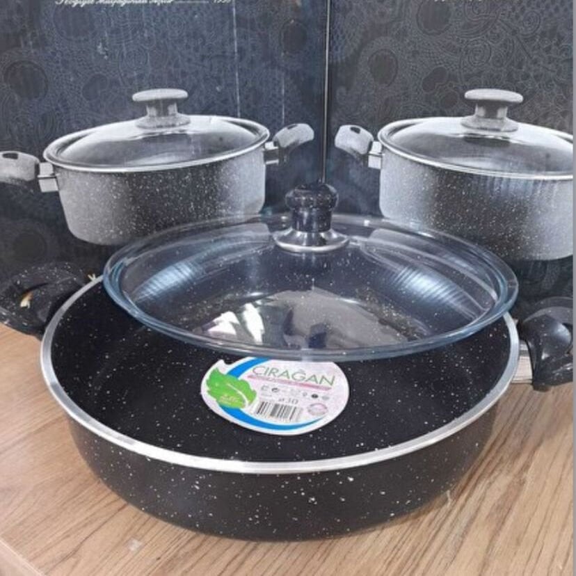 ÇIRAĞAN GRANİT TENCERE BASIK 30 CM