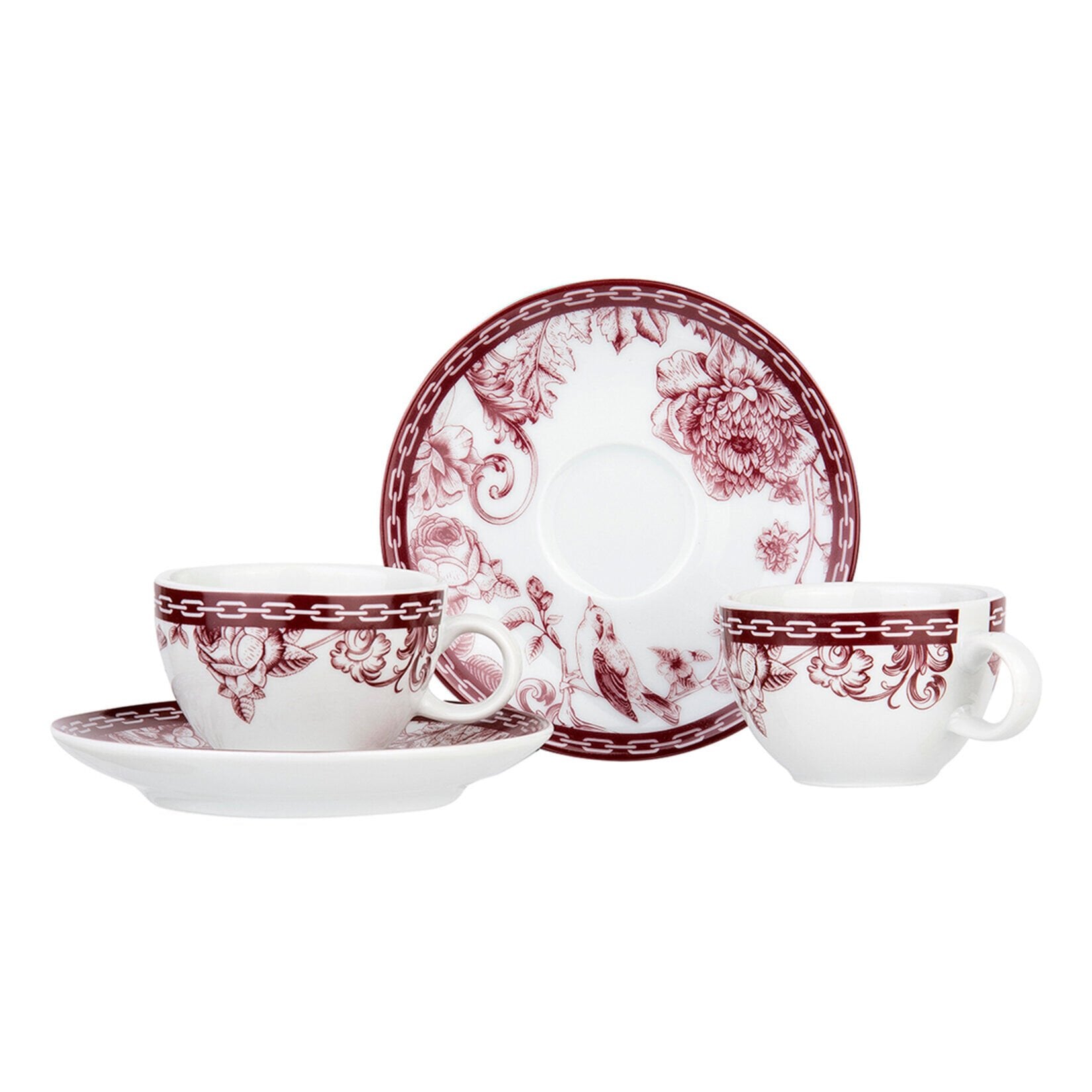 KÜTAHYA PORSELEN ZEUGMA KAHVE FİNCAN SETİ 6 KİŞİLİK