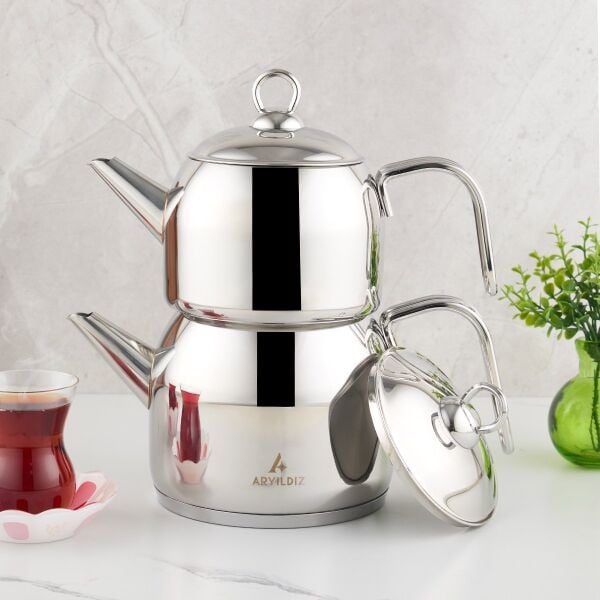 ARYILDIZ SOLO ÇAYDANLIK SETİ 4 PARÇA 1.00-2.00 LT