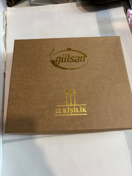 GÜLSAN 12 KİŞİLİK 84 PARÇA ÇELİK ÇATAL KAŞIK BIÇAK SETİ