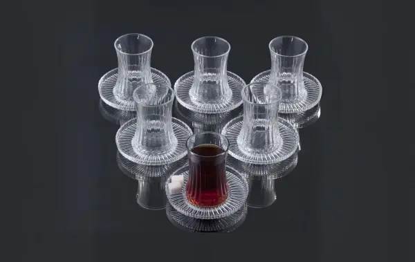 PAŞABAHÇE ELYSIA ÇAY SETİ 6 KİŞİLİK 12 PARÇA