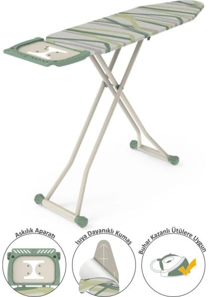 PERİLLA SİLVİA ÜTÜ MASASI MAT BEYAZ 36*112