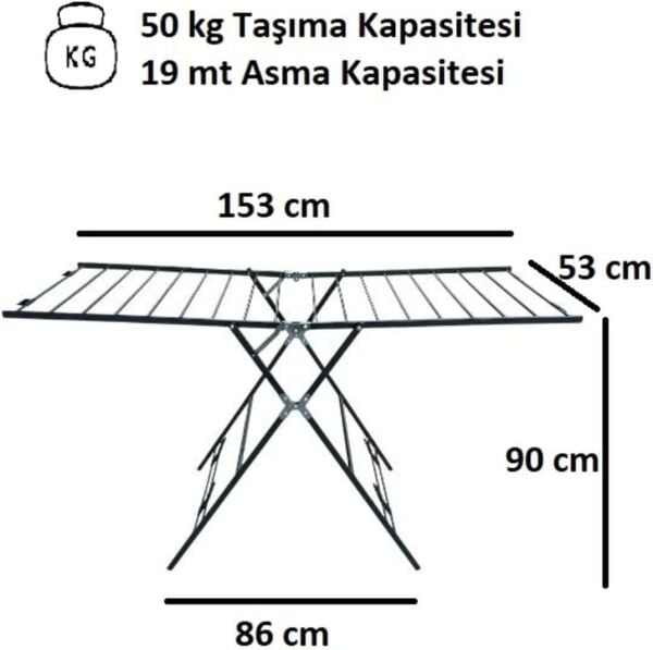 PERİLLA MAJESTİK ÇAMAŞIR KURUTMALIK