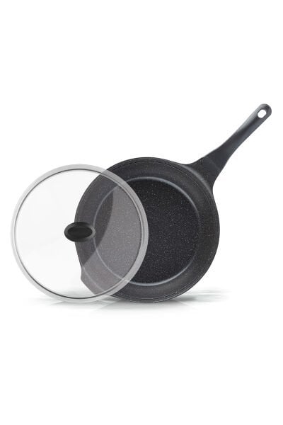 THERMOAD DÖKÜM SAPLI TAVA CAM KAPAK 28 CM