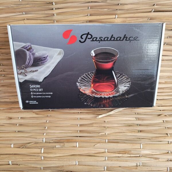 PAŞABAHÇE ŞELALE ÇAY TAKIMI 6 KİŞİLİK 12 PARÇA 96621