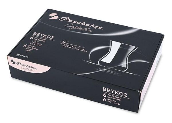 PAŞABAHÇE BEYKOZ BOMONTİ ÇAY SETİ 6 KİŞİLİK 12 PARÇA 98961